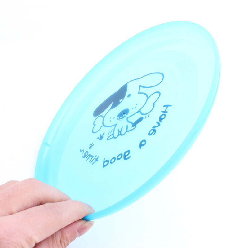 Silicone Flying Saucer Dog & Cat Toy Interactive Chew Disc