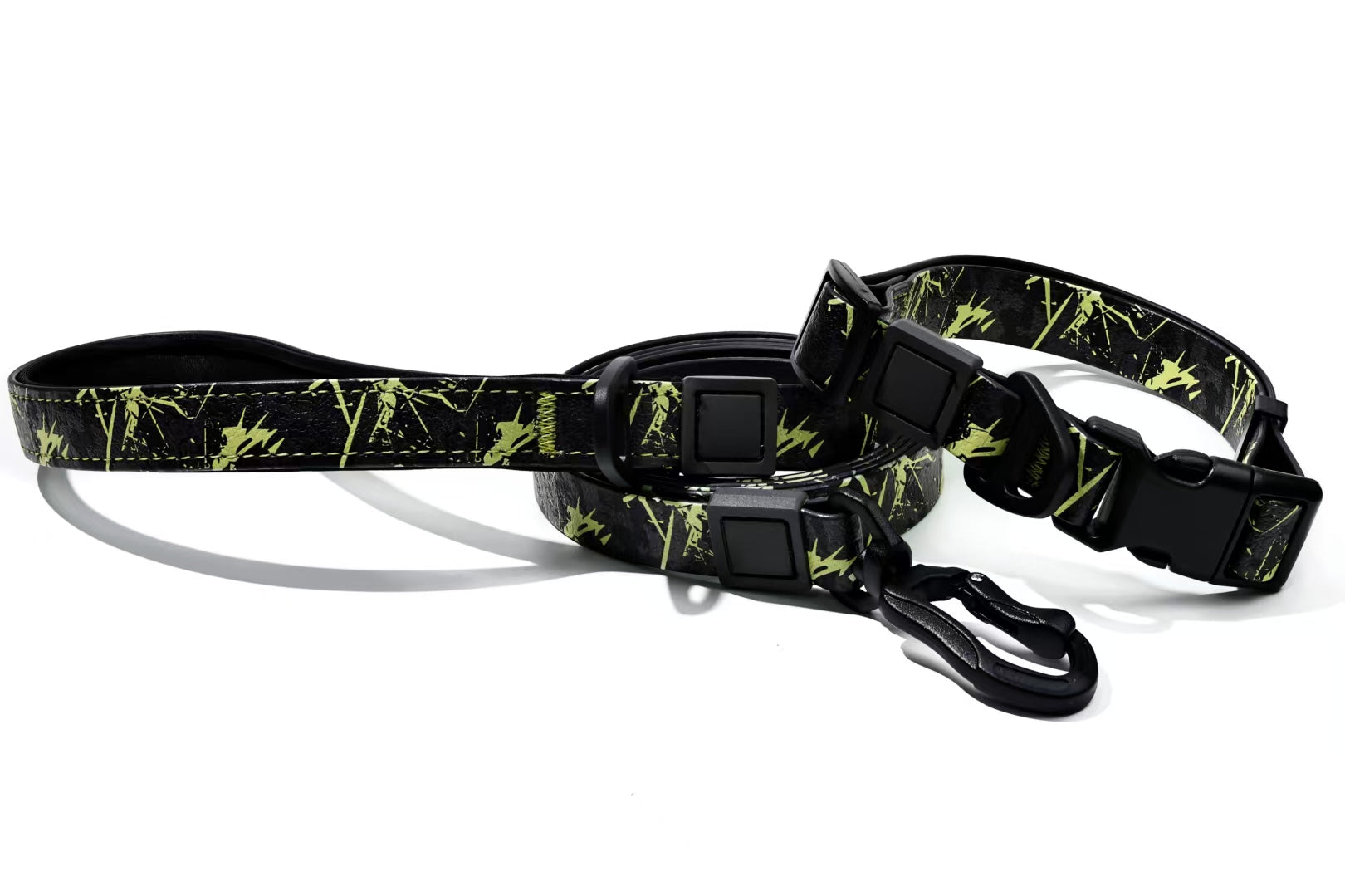 Camouflage UV-Printed Pet Leash Set Stylish & Durable for Outdoor Use