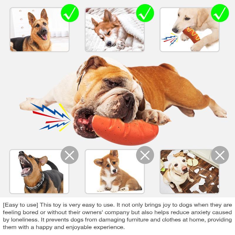 Prokel Indestructible Dog Chew Toy Tough Rubber for Aggressive Chewers