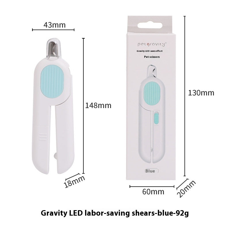 Pet LED Labor-saving Cat Nail Scissors