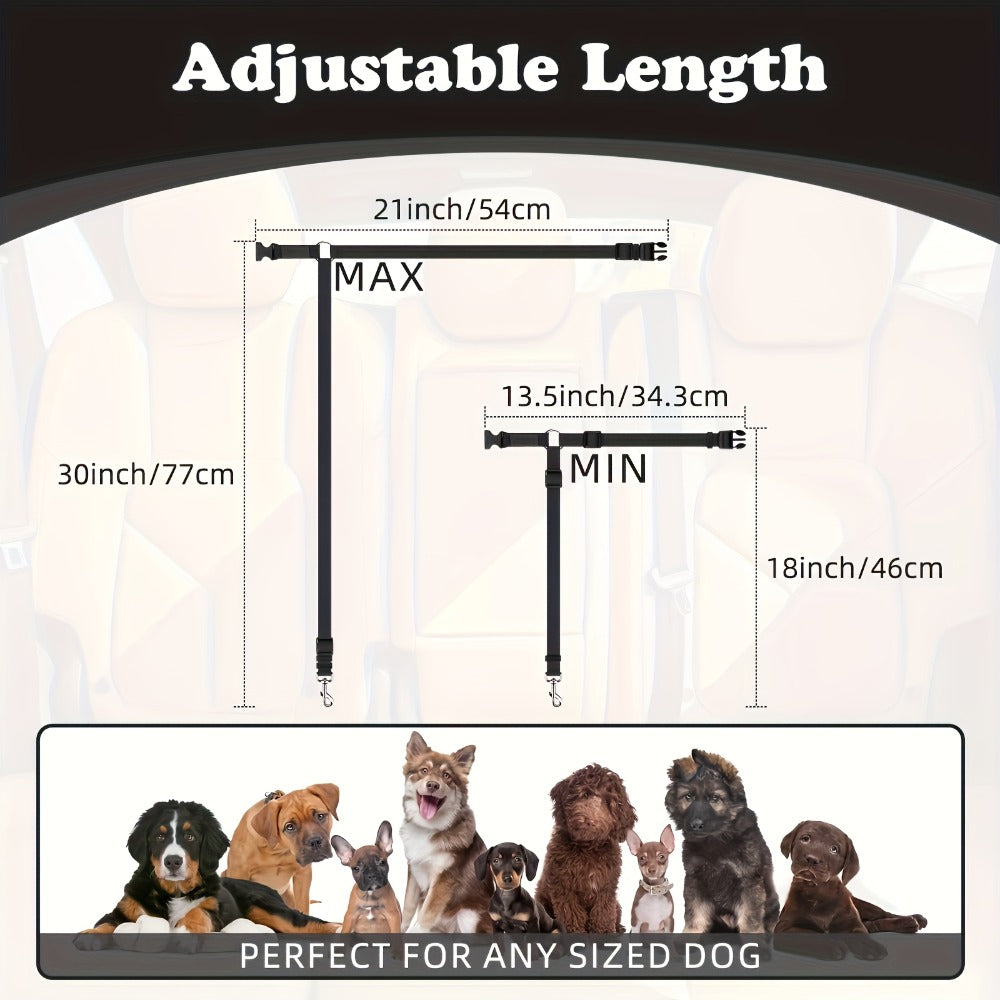 Two-Piece Dog Leash Set Durable, Skin-Friendly Travel Leashes