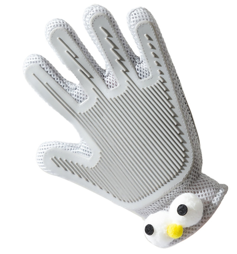 Cat Grooming Gloves Hair Removal and Massage Brush for Pets