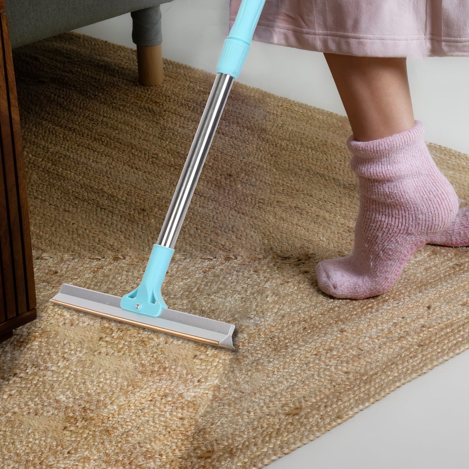 Adjustable Pet Hair Removal Rake Multi-Fabric Scraper for Dogs & Cats
