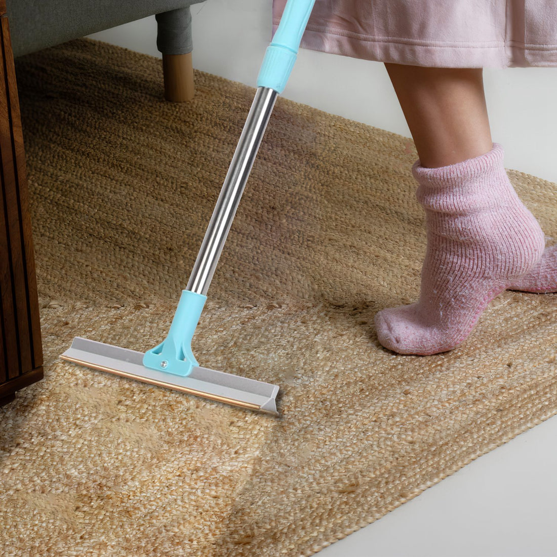 Adjustable Pet Hair Removal Rake Multi-Fabric Scraper for Dogs & Cats