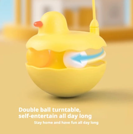 Interactive Duck-Shaped Cat Toy Removable & Washable for Kittens
