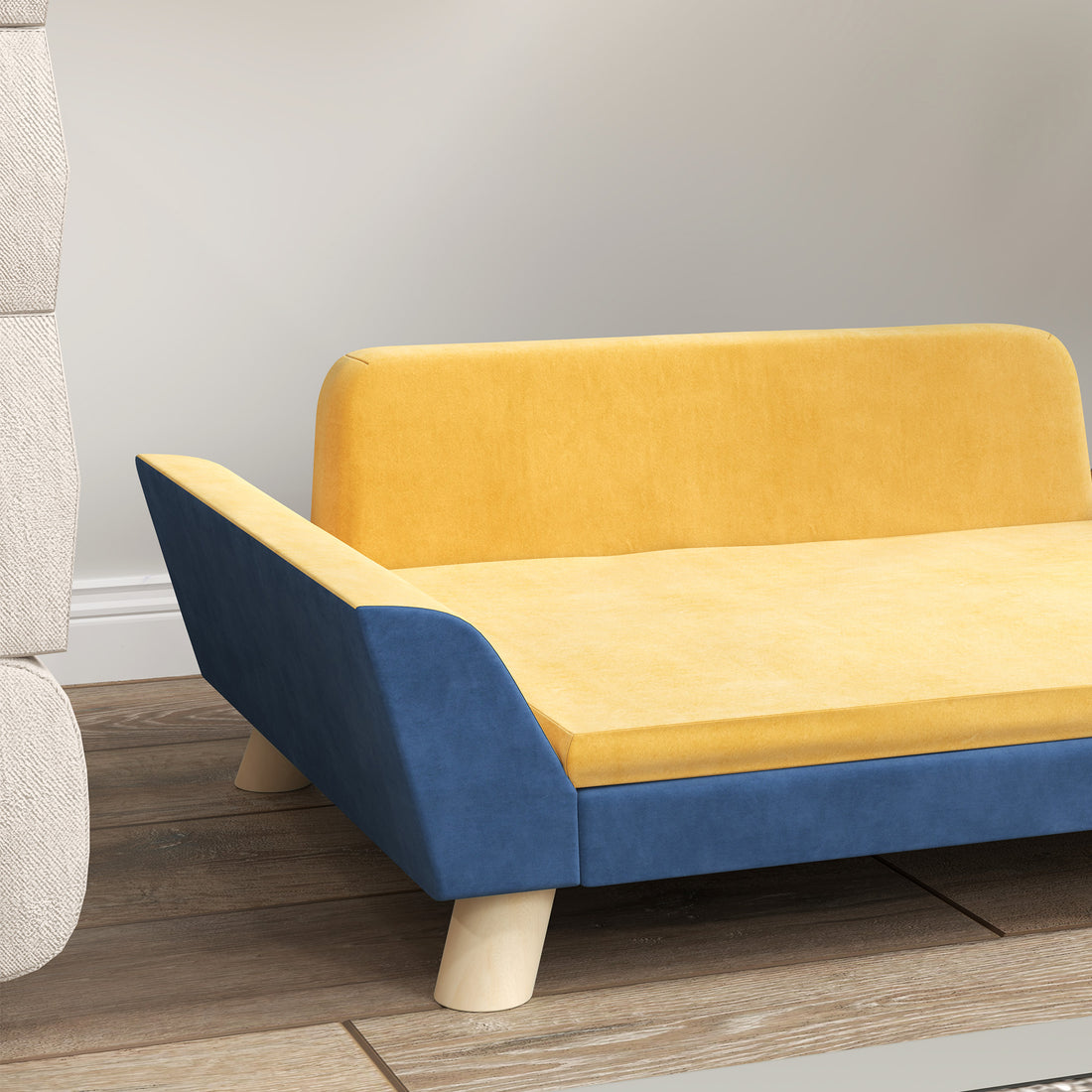 Dog Sofa Bed for Small Dogs Soft Cushion, Washable Cover