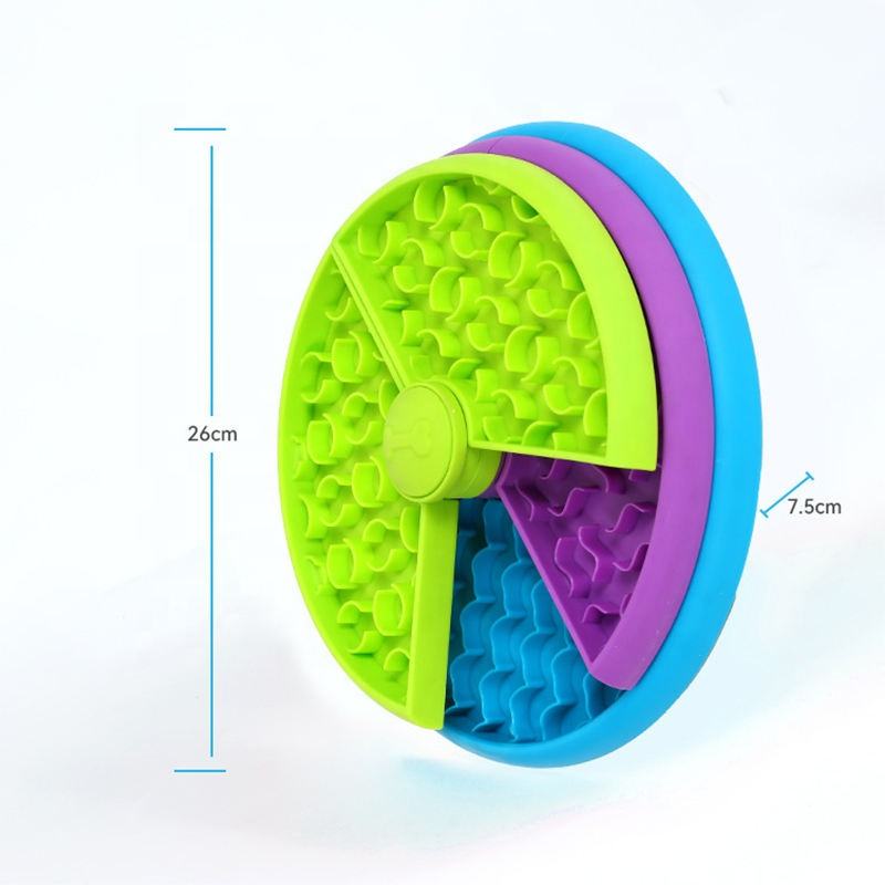 3-in-1 Slow Feed Pet Bowl Anti-Choke Feeder & Lick Mat for Dogs