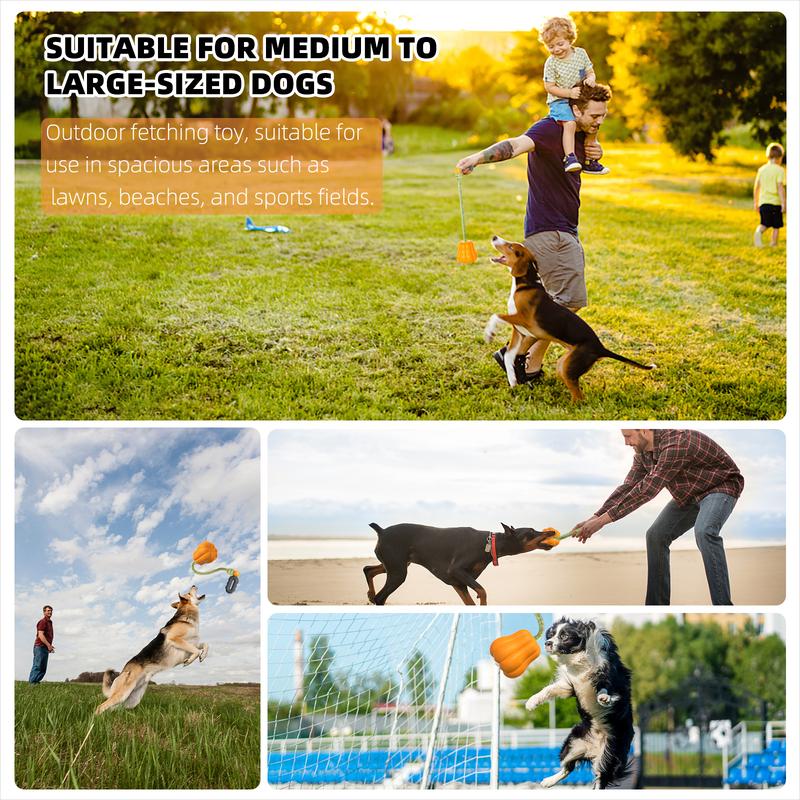 Peokel Dog Rope Fetch Toy Durable Tug & Chew for Medium/Large Dogs