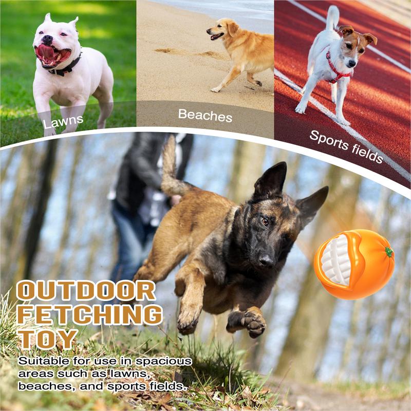 Prokel Tough Squeaky Dog Toy Durable Chew Ball for Aggressive Chewers