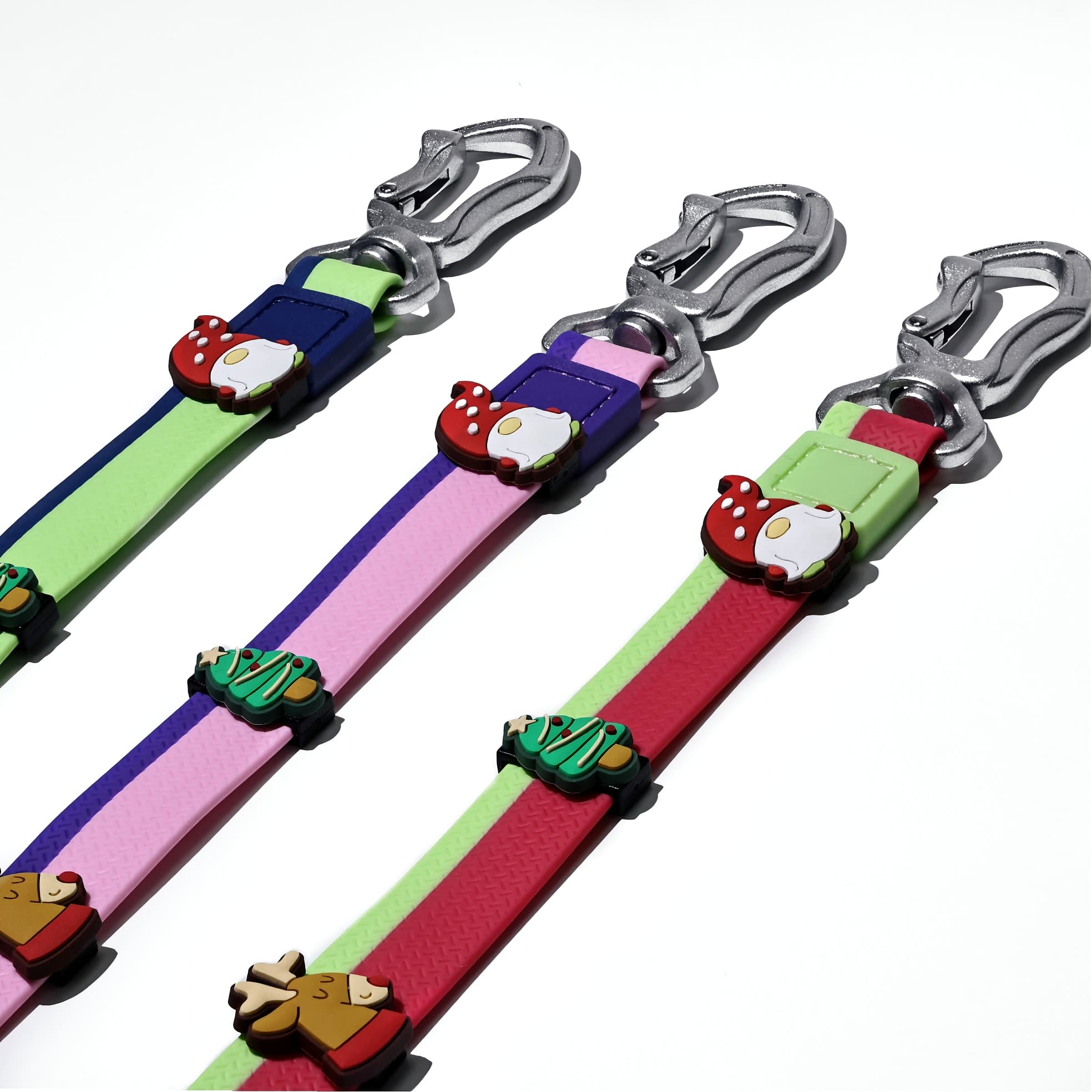 Dual-Color Embossed Pet Leash Set Stylish, Fun & Practical