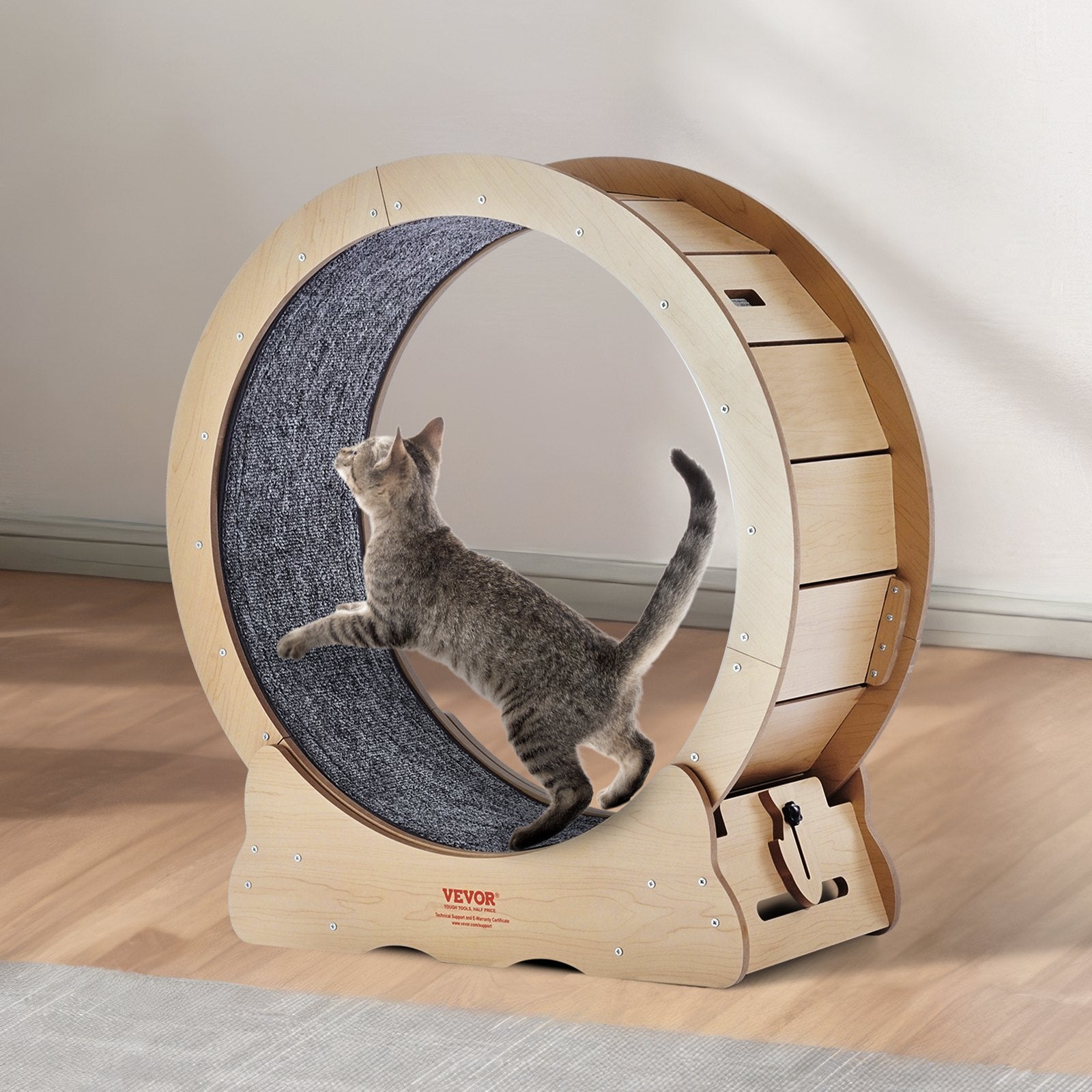 Large 29.5" Cat Exercise Wheel Indoor Treadmill for Cats