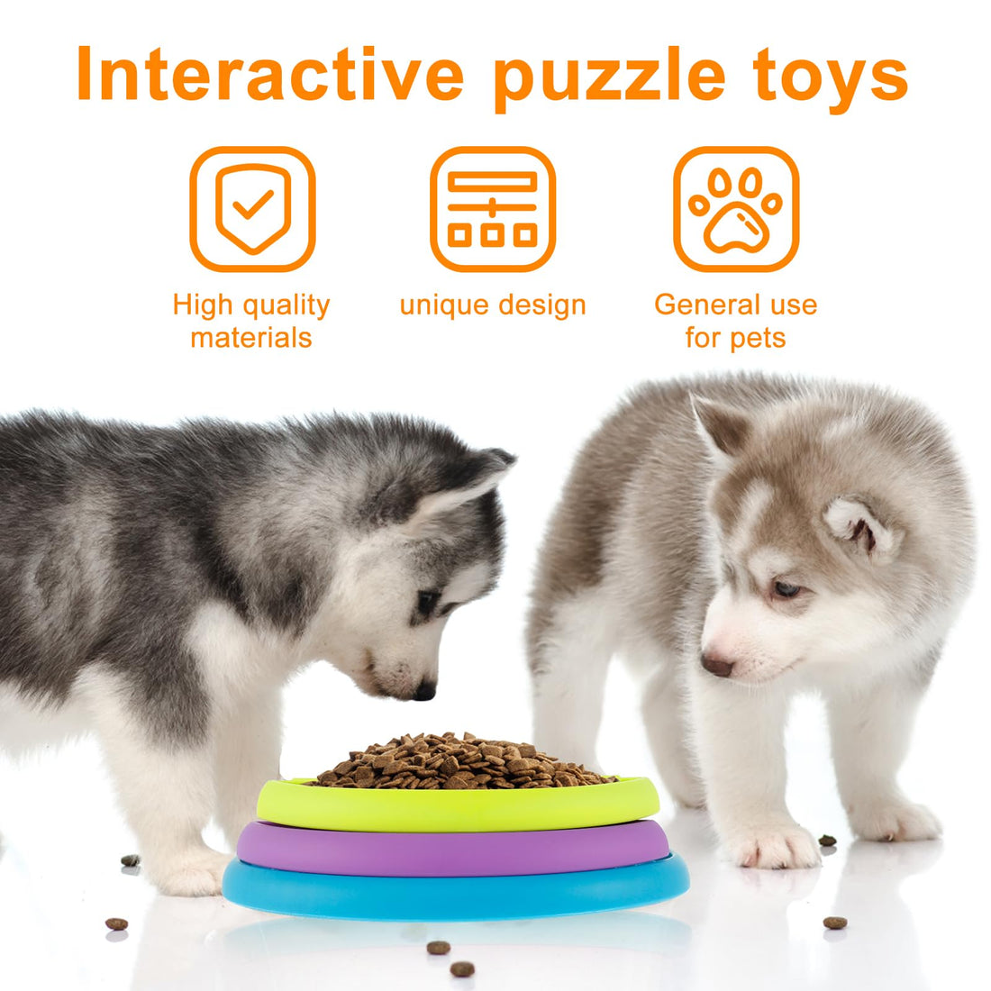 3-in-1 Slow Feed Pet Bowl Anti-Choke Feeder & Lick Mat for Dogs