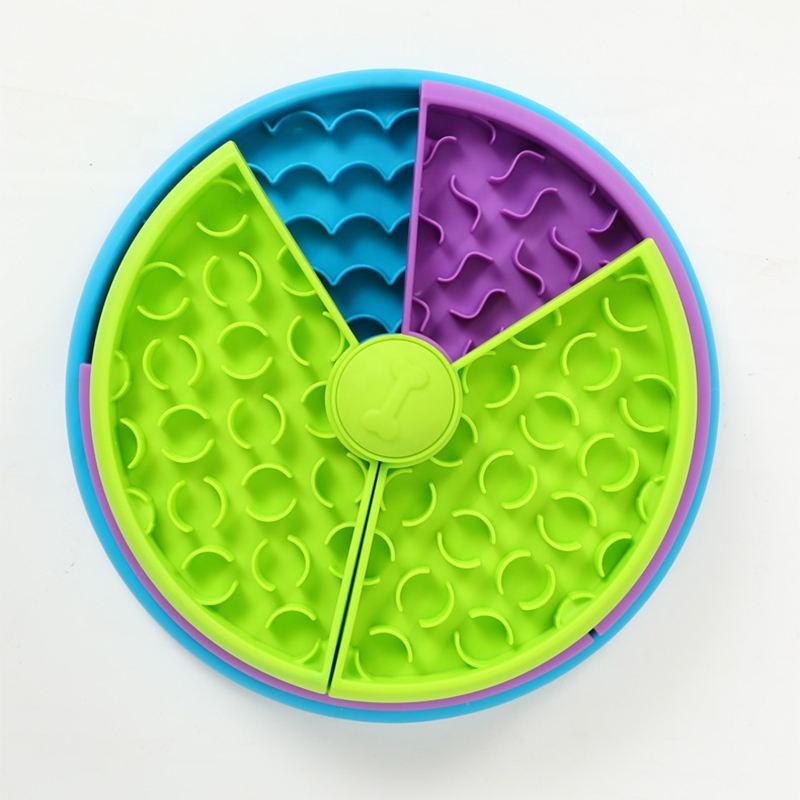 3-in-1 Slow Feed Pet Bowl Anti-Choke Feeder & Lick Mat for Dogs