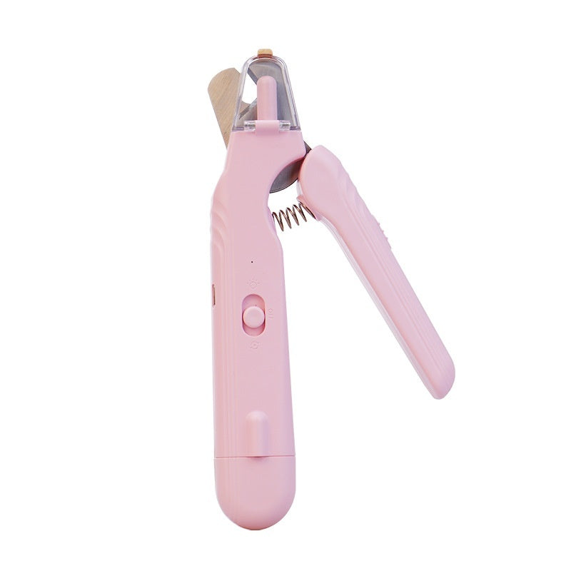 2-in-1 Pet Nail Clippers with LED Light Dog & Cat Paw Trimmer