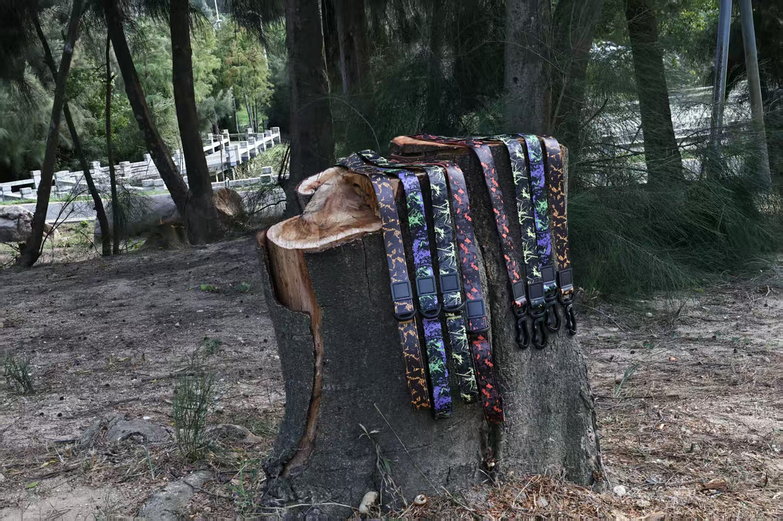 Camouflage UV-Printed Pet Leash Set Stylish & Durable for Outdoor Use