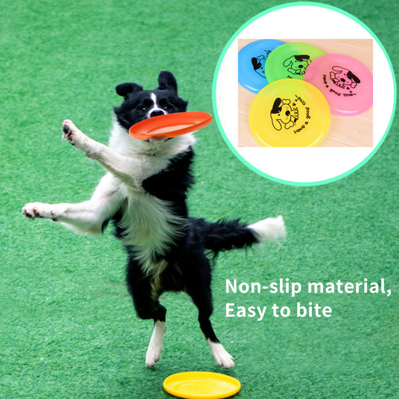 Silicone Flying Saucer Dog & Cat Toy Interactive Chew Disc