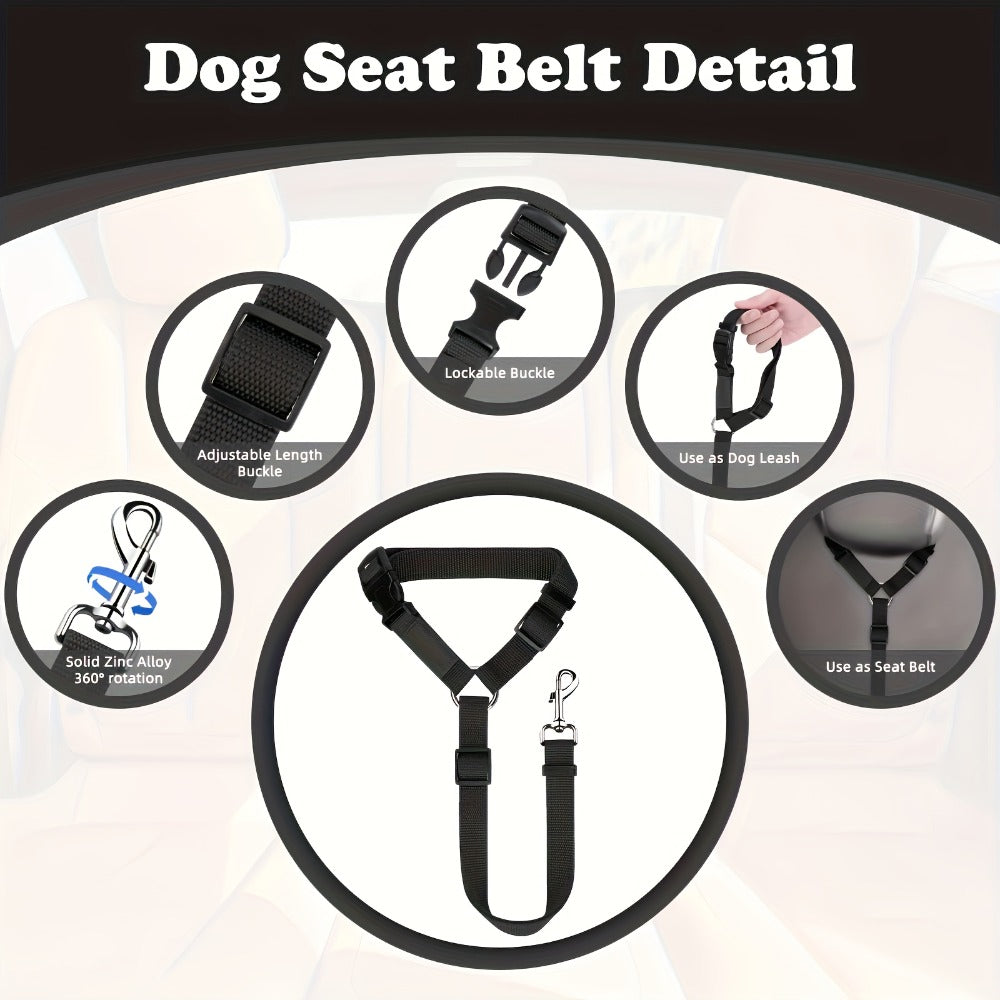 Two-Piece Dog Leash Set Durable, Skin-Friendly Travel Leashes