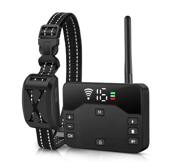 Wireless Waterproof Dog Fence Electric Shock Training Collar for All Dogs