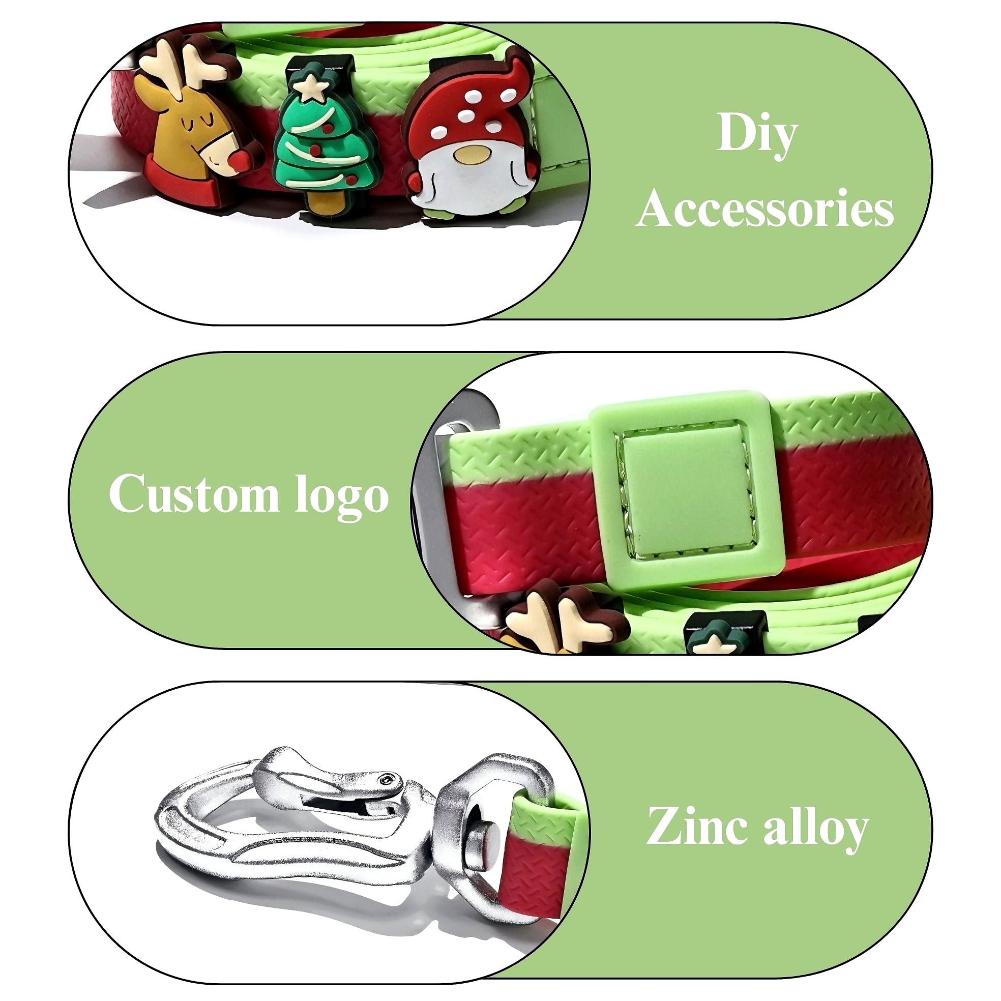 Dual-Color Embossed Pet Leash Set Stylish, Fun & Practical