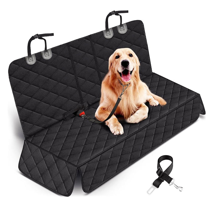 Waterproof Dog Car Seat Cover with Seat Belt for SUV/Truck