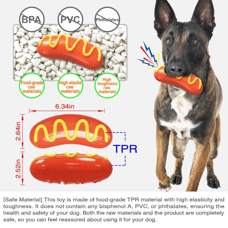 Prokel Indestructible Dog Chew Toy Tough Rubber for Aggressive Chewers